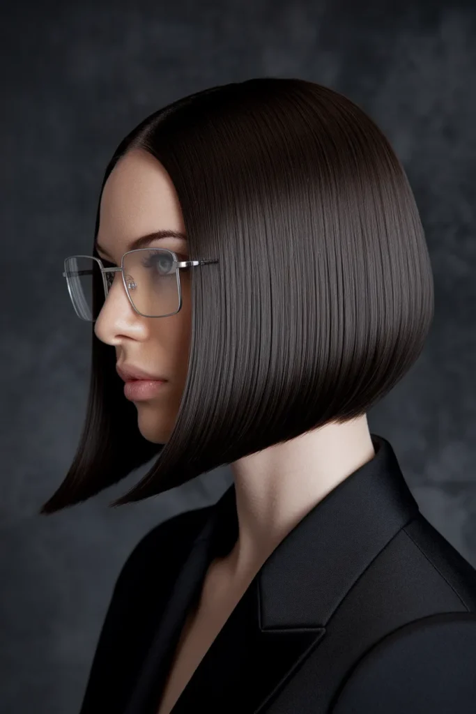 Angled Sleek Bob