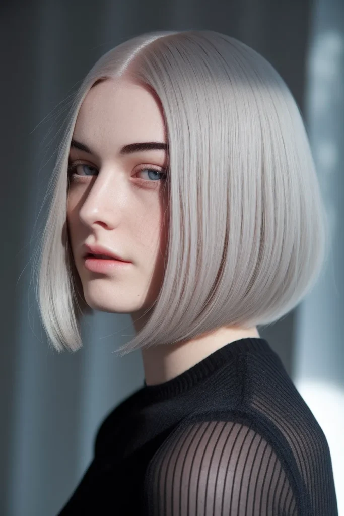 Ash Blonde Bob