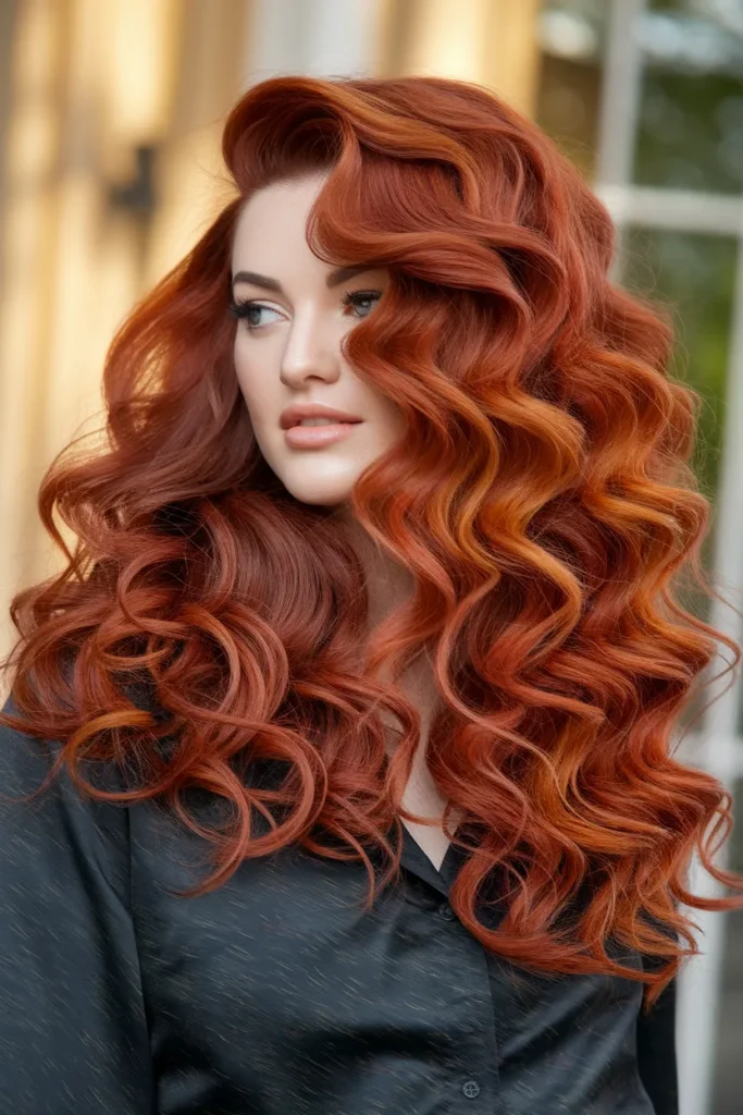 Auburn Flame Curls