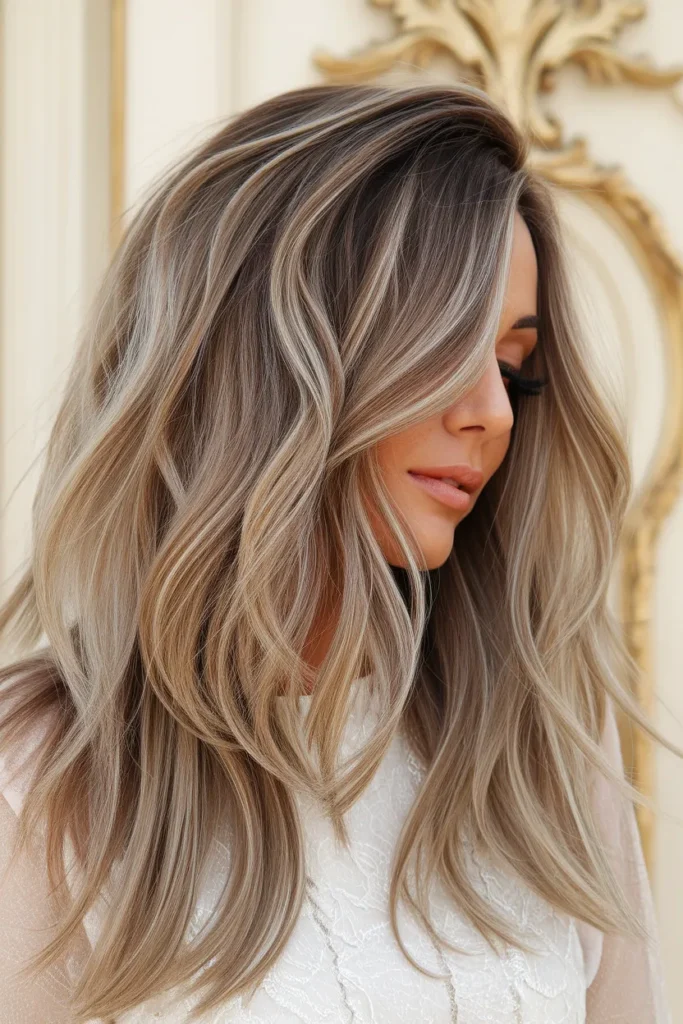 Beige Blonde Layers