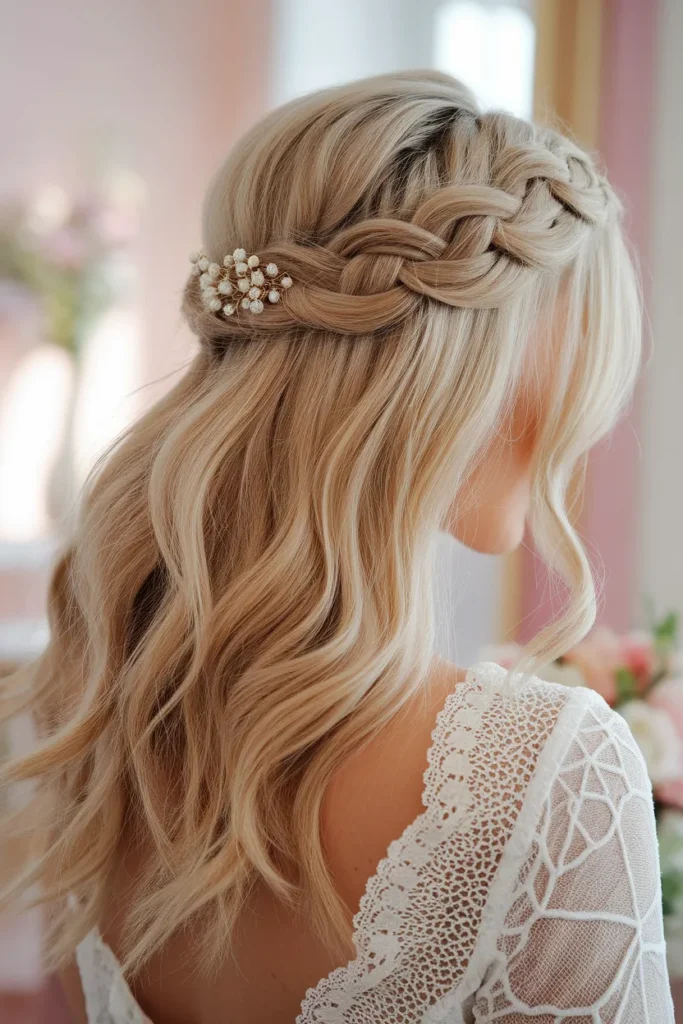 Braided Crown Half-Up