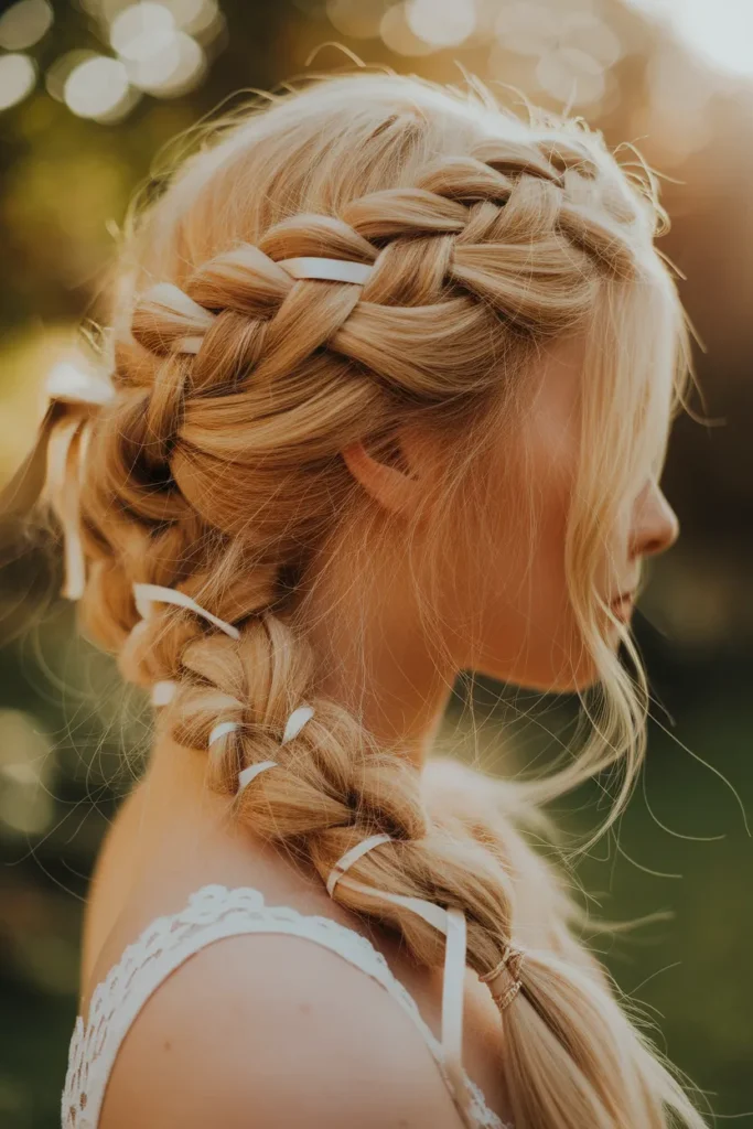 Braided Ribbon Crown