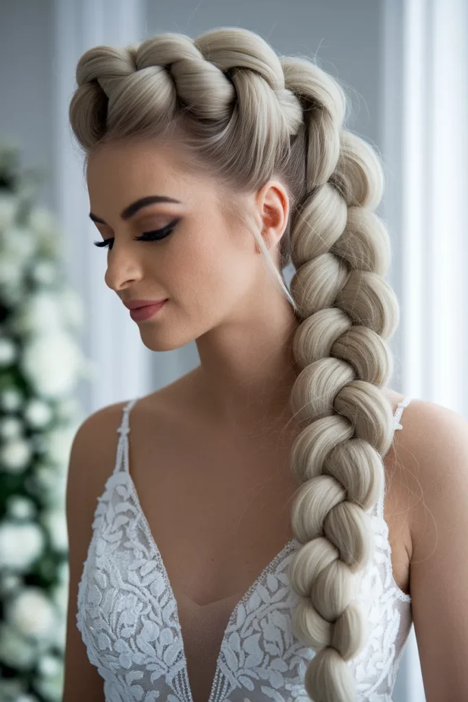 Bubble Braid Ponytail