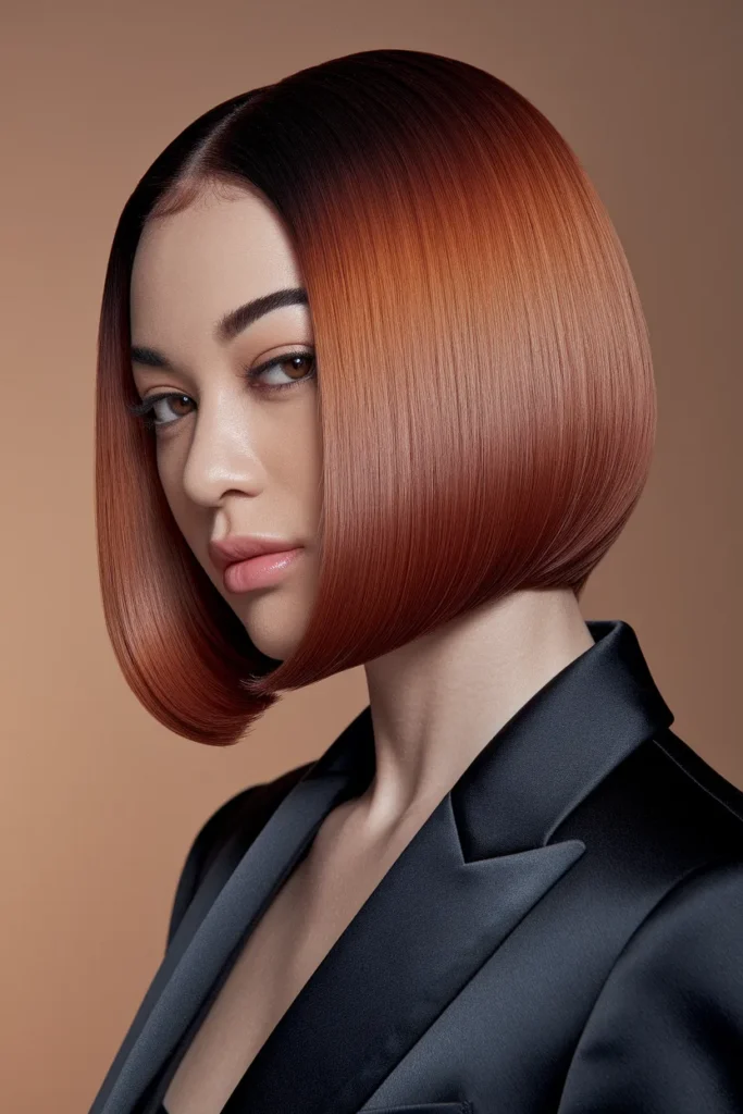 Burnished Copper Bob