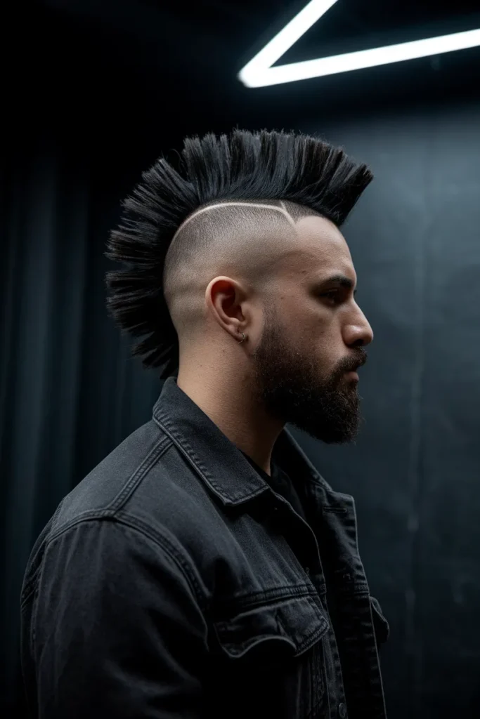  Burst Fade Mohawk
