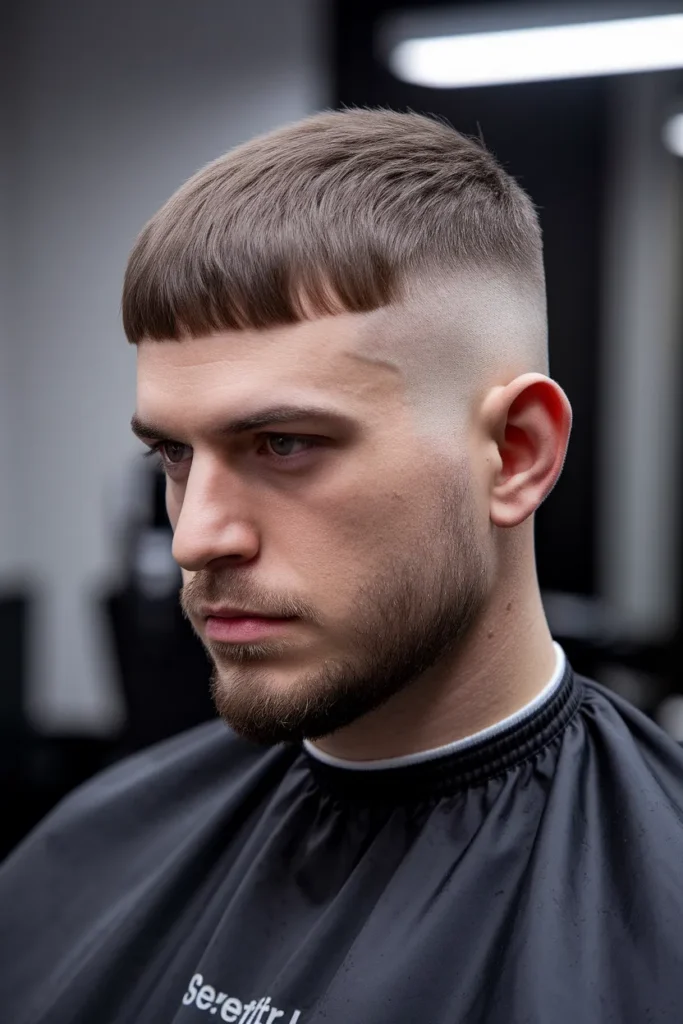 Caesar Fade Cut