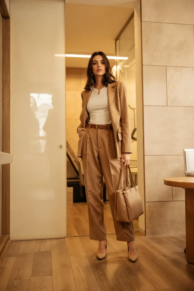 Camel Trousers
