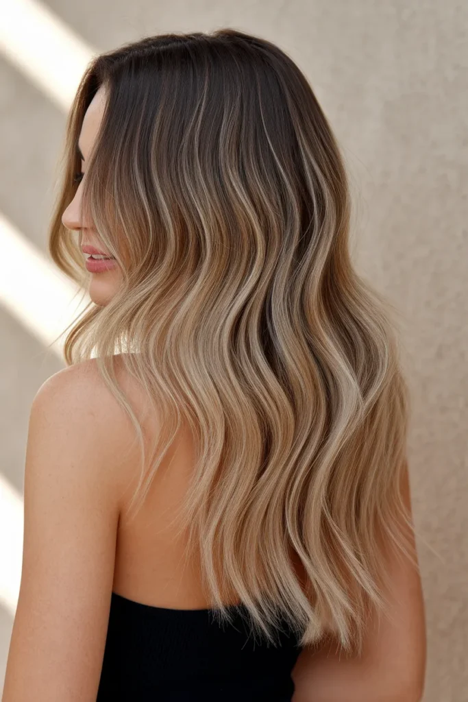  Champagne Balayage Glow