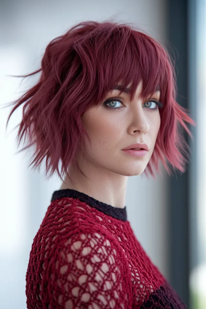 Cherry Red Shag