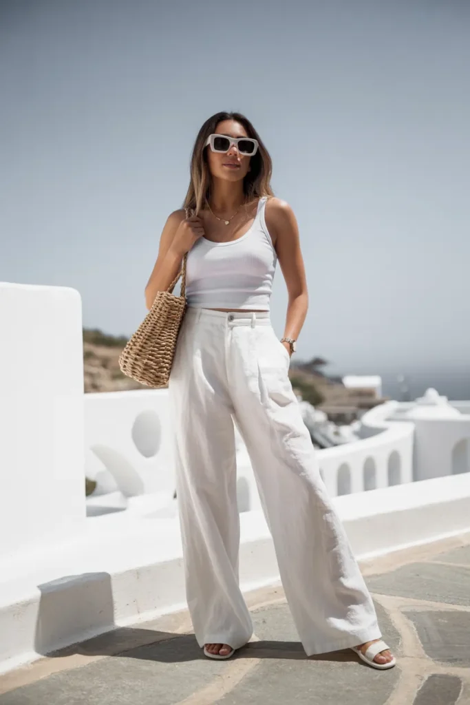 Chic All-White Look