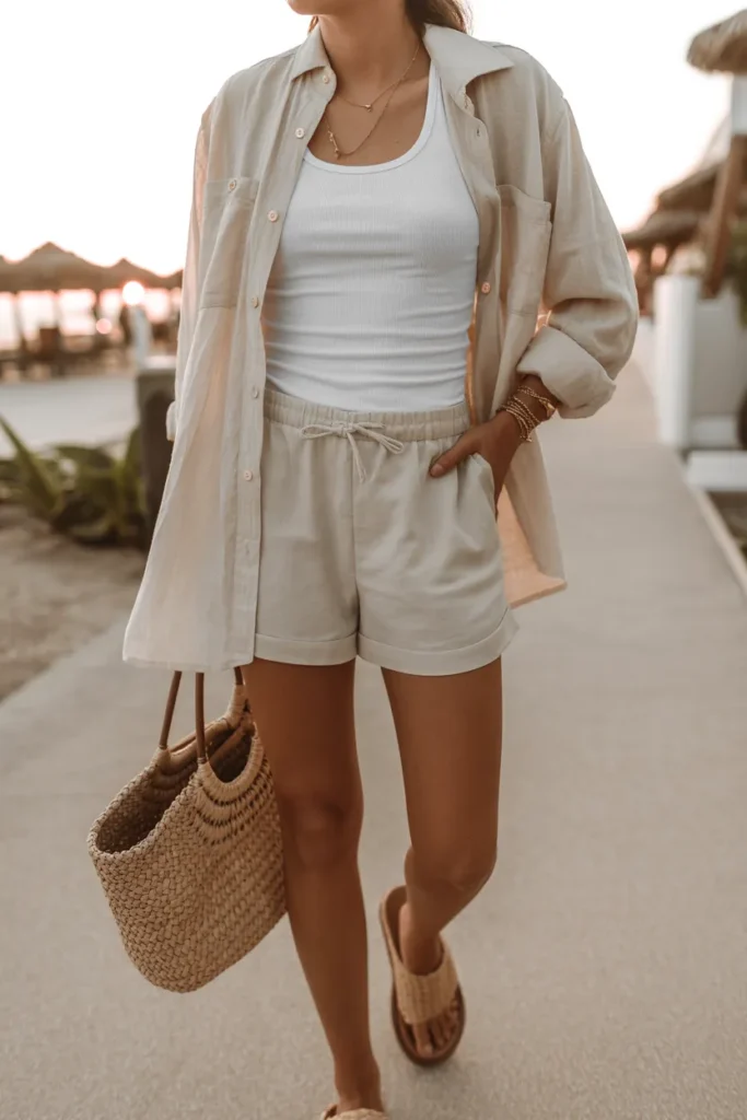 Coastal Linen Layers