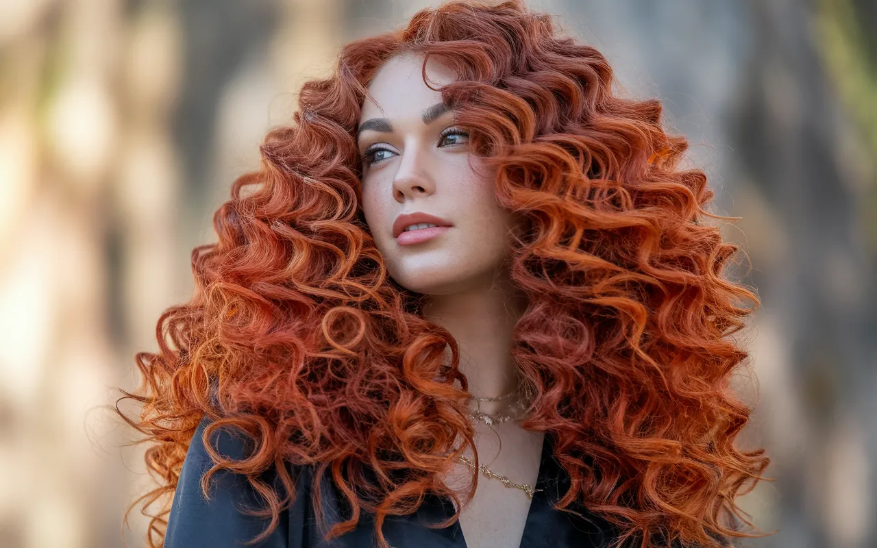 Copper Amber Red Hairstyles