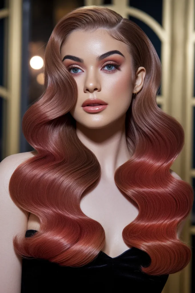Copper Hollywood Waves