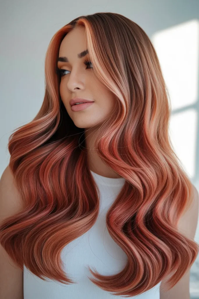Copper Velvet Waves