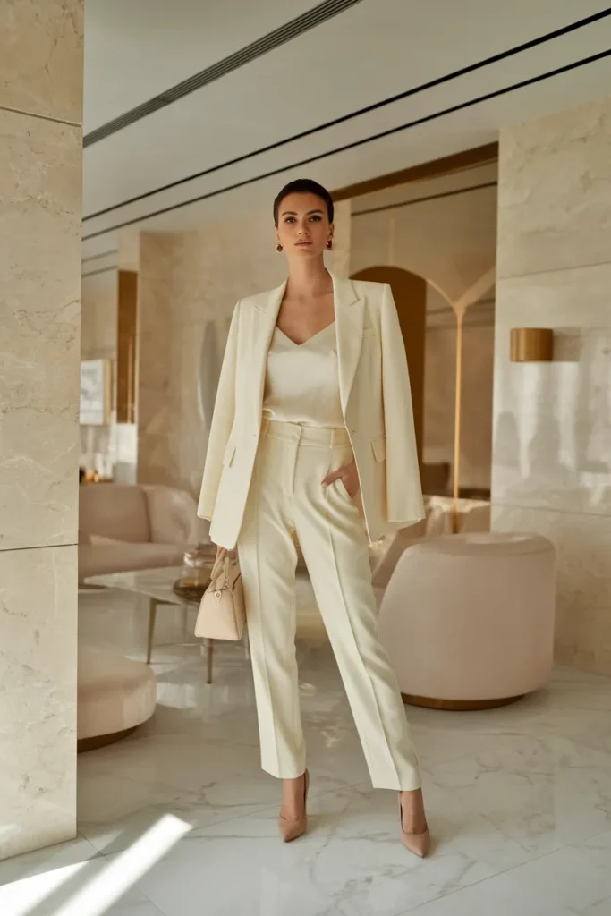 Cream Monotone Look