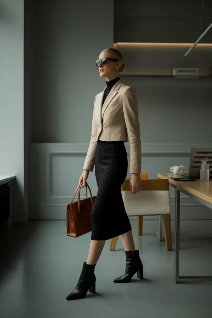 Cropped Jacket Balance