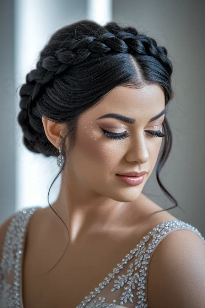 Crown Braid Updo