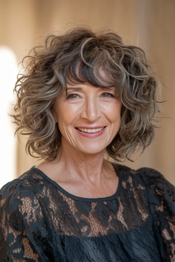 Curly Bang Shag