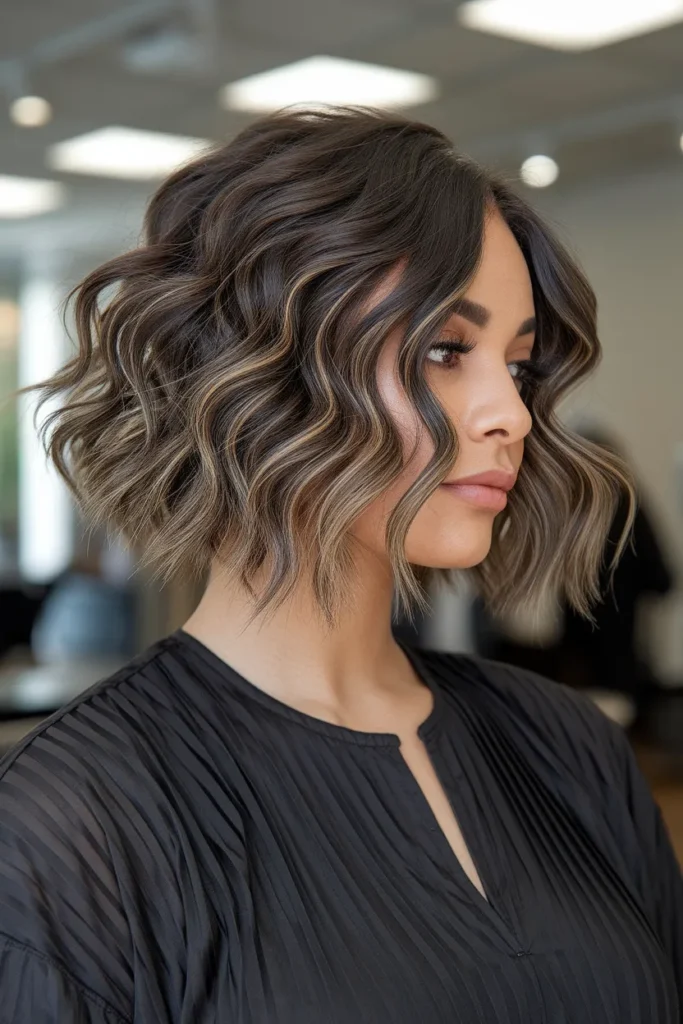 Curly Layer Bob