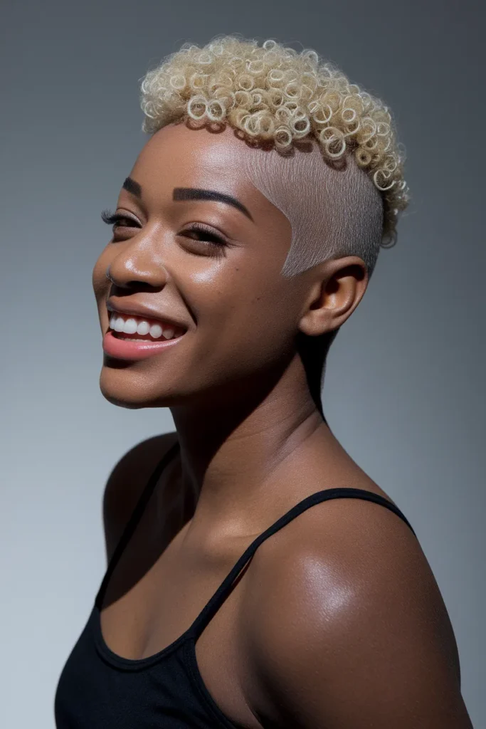 Curly Mohawk Pixie