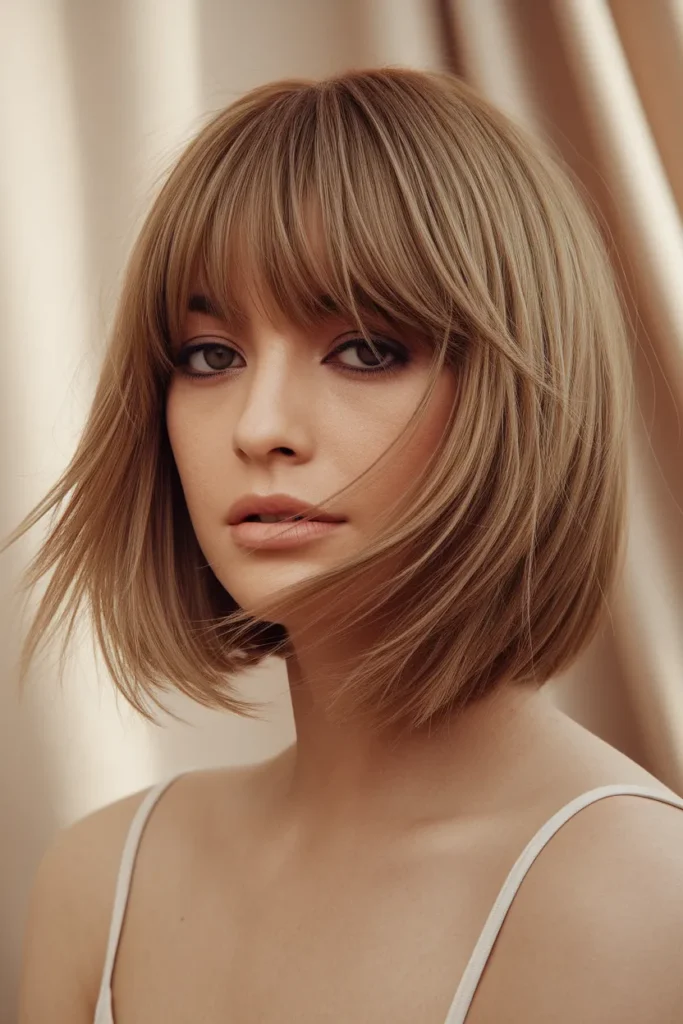 Curtain Bang Bob