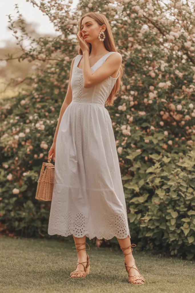 Eyelet Dress Charm