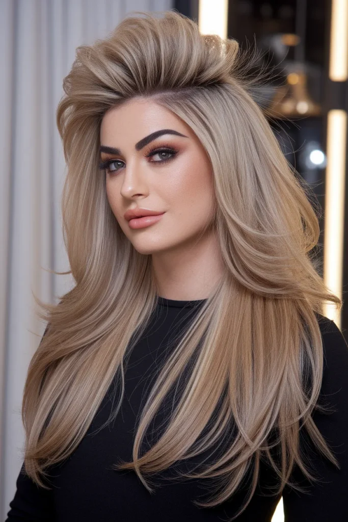 Feathered Blowout Layers