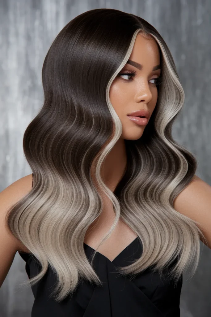Frosted Brunette Ribbons