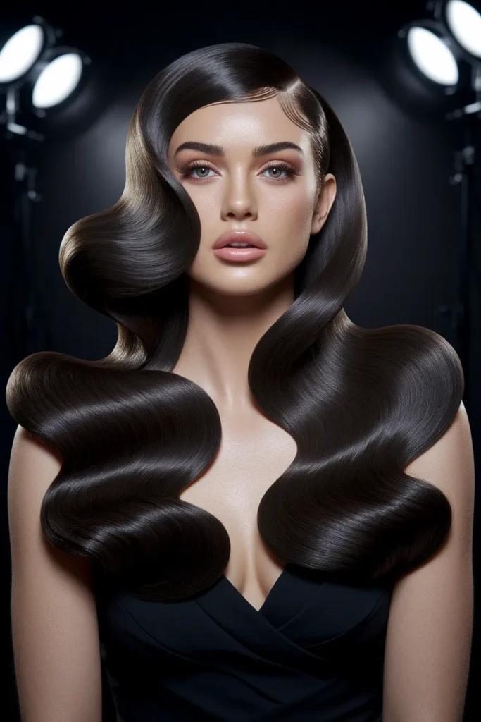 Glam Hollywood Waves