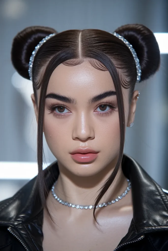 Glamorous Space Buns