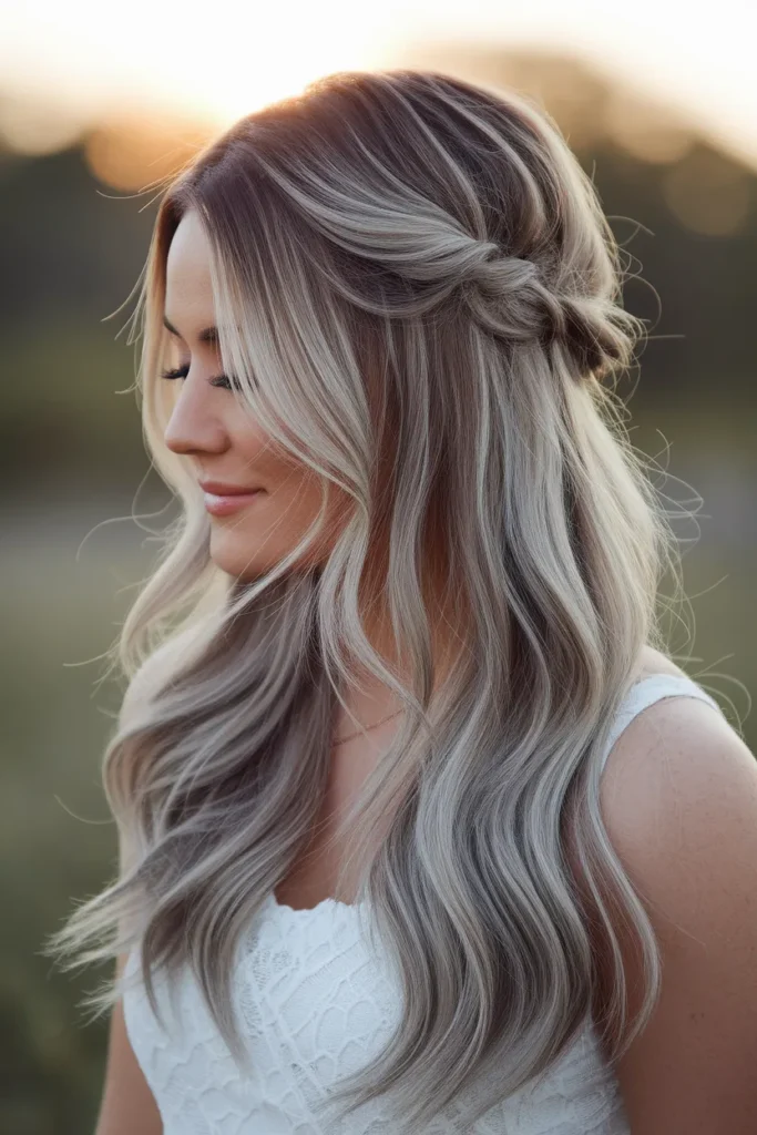  Half-Up Knot Twist