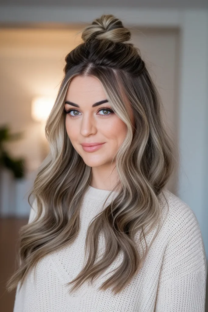 Half Up Top Knot