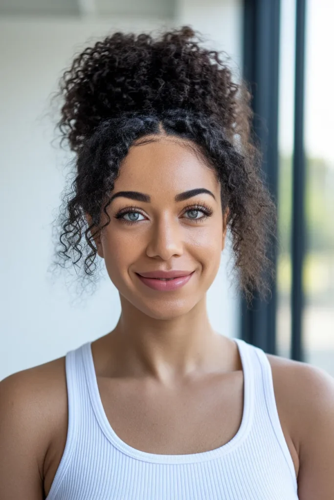 High Curly Puff