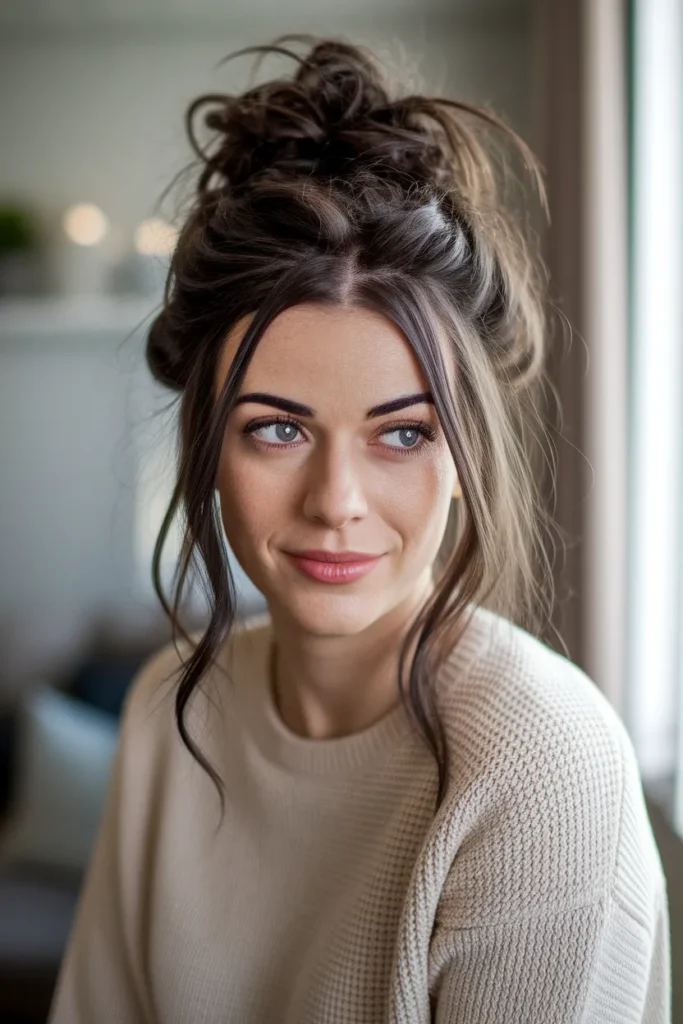  High Messy Bun
