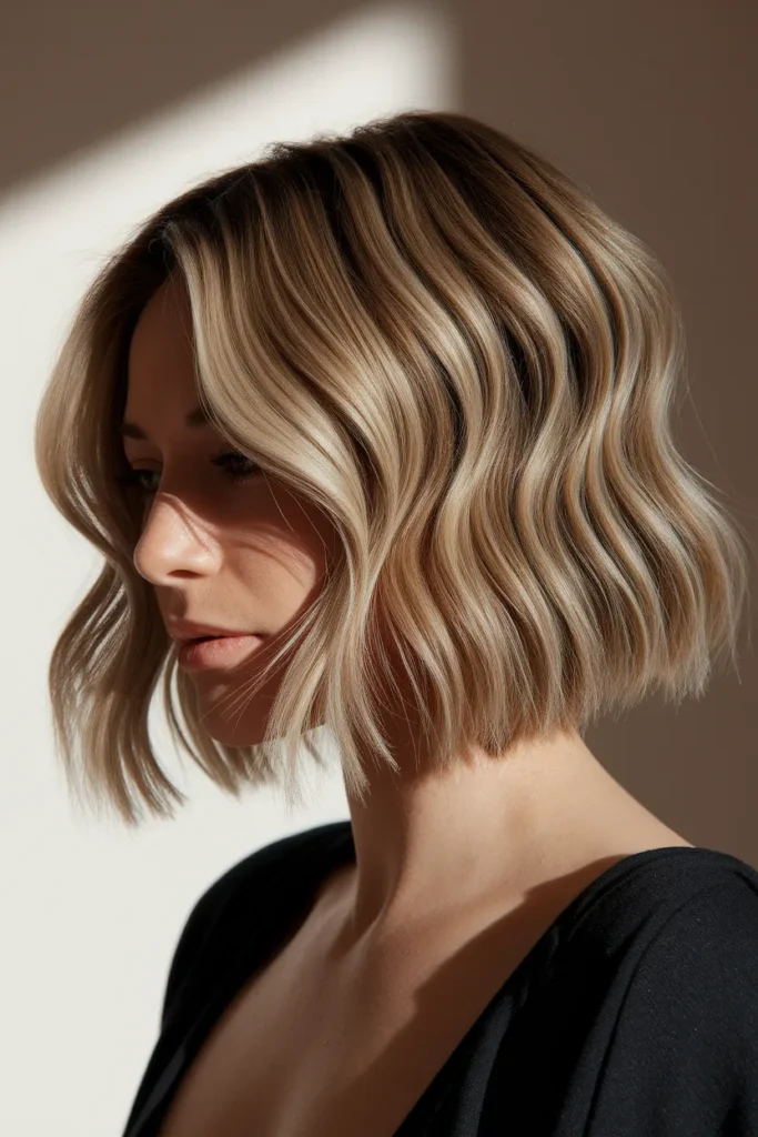 Honey Blonde Bob