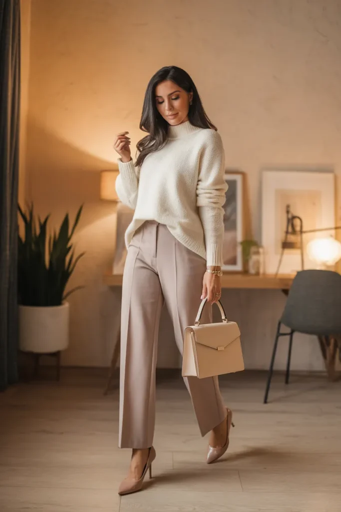 Ivory Knit Combo