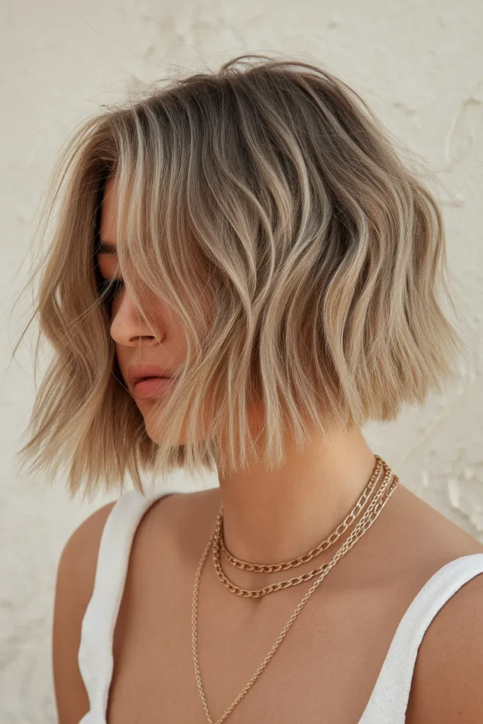 Layered Beach Waves