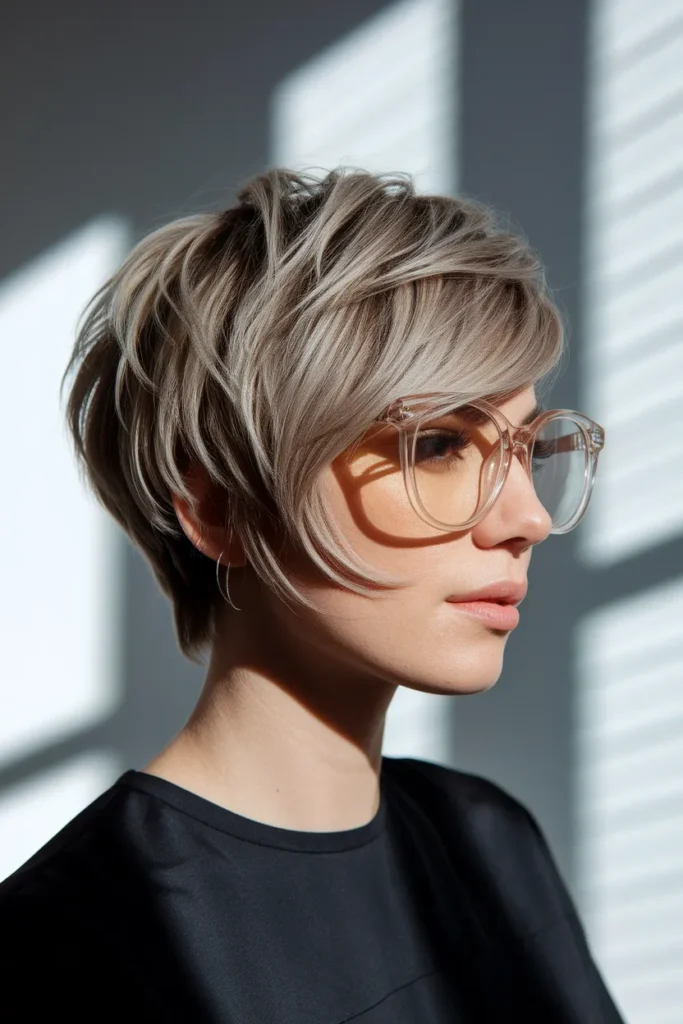 Layered Bixie Cut