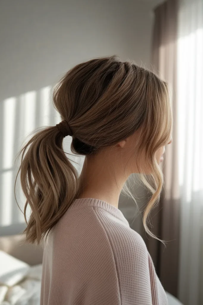 Lazy Loop Ponytail