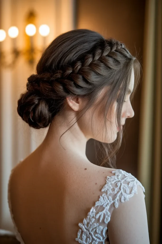 Low Braided Bun