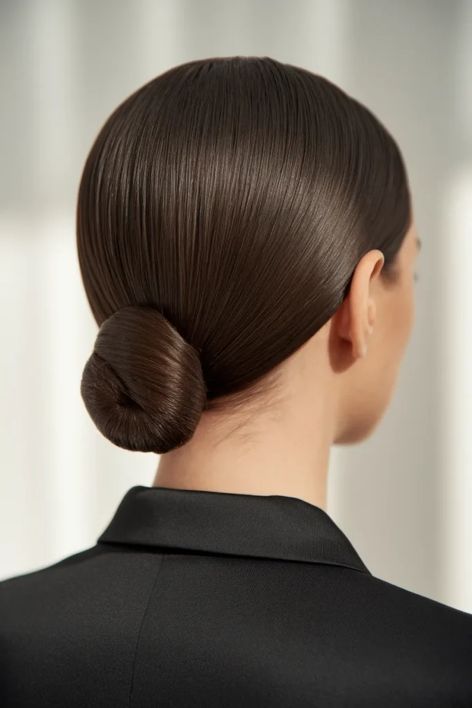  Low Sleek Bun