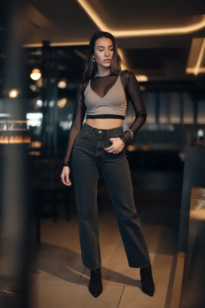 Mesh Top Styling