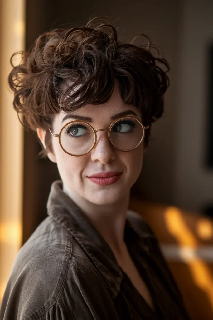 Messy Curl Pixie