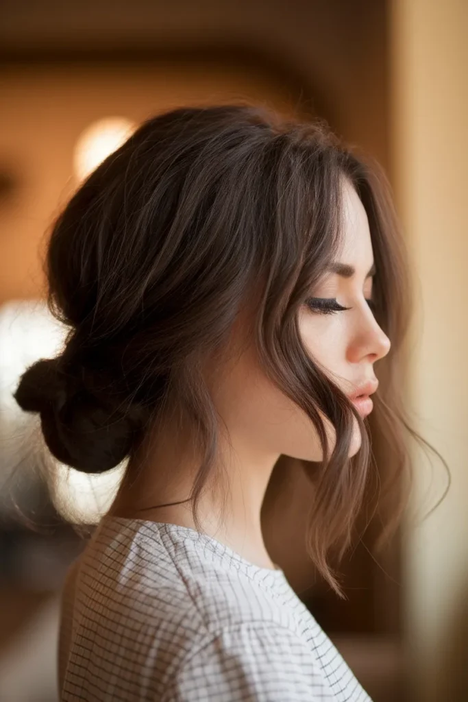Messy Low Bun