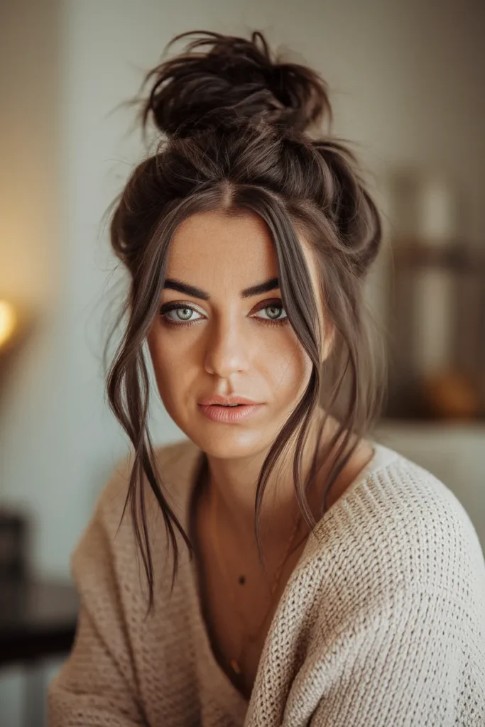 Messy Top Knot