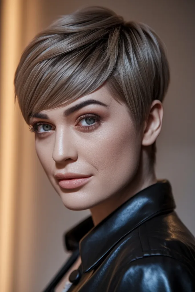 Mocha Balayage Pixie