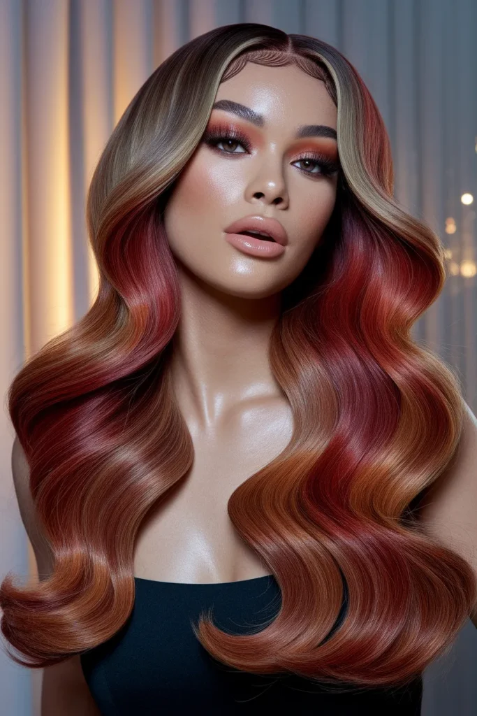 Molten Copper Waves