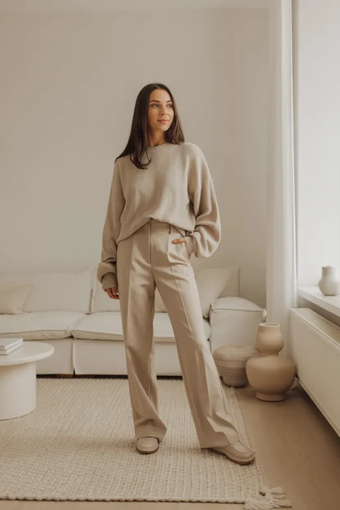 Monochrome Beige Set