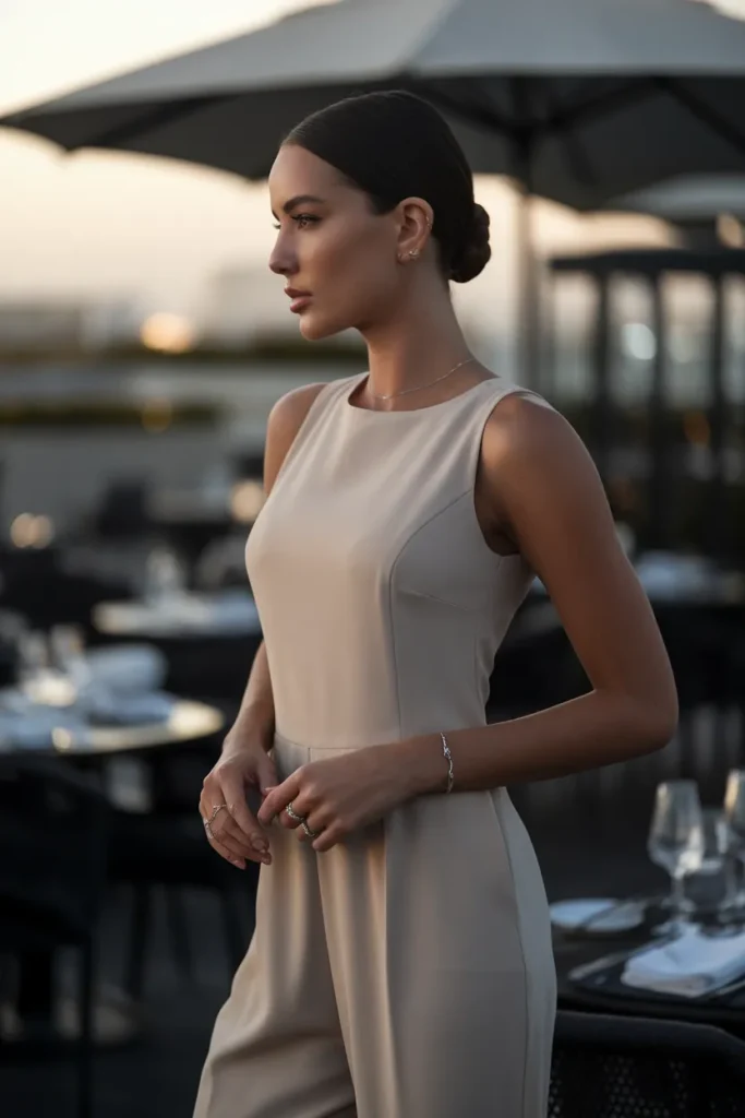 Neutral Jumpsuit Look