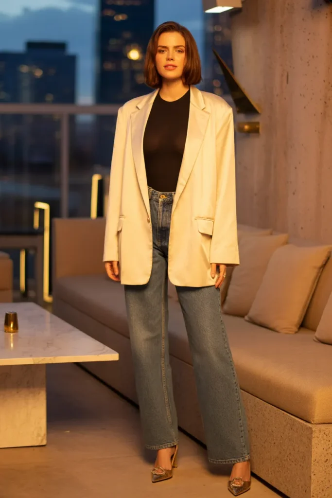 Oversized Blazer Combo